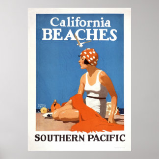 Californische stranden poster