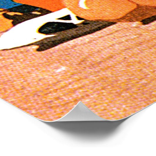 Californische stranden Vintage Travel Posters (Hoek)