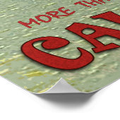 Californische stranden, vrouw in rode zwempak poster (Hoek)