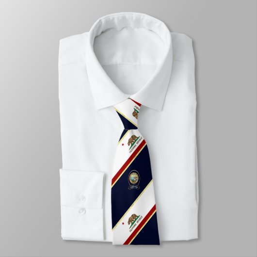 Californische strepenvlag stropdas (Gebonden)