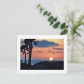 Californische Sunset bij Oxnard Beach...Ontspan en Briefkaart (Staand voorkant)