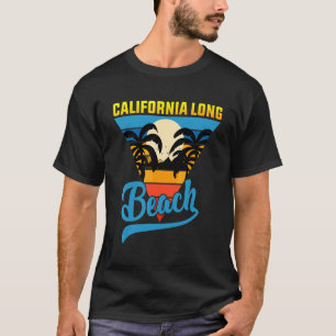 Californische Surf met lange band en zomervakantie T-shirt