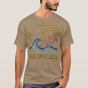Californische Surf Sticker T-shirt
