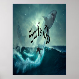 Californische Surfende Kerels Golven Poster