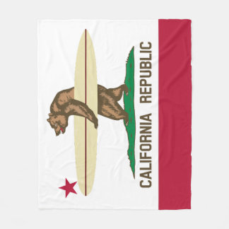 Californische Surfer Beer Fleece Deken
