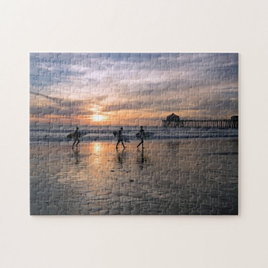 Californische surfers op Sunset Legpuzzel (Horizontaal)