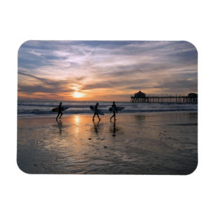 Californische surfers op Sunset Magneet