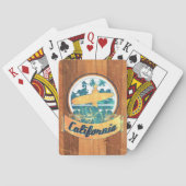 Californische surfplank pokerkaarten (Achterkant)