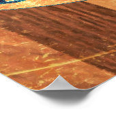 Californische surfplank poster (Hoek)