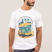 Californische surfplank t-shirt (Voorkant)