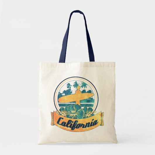 Californische surfplank tote bag (Voorkant)