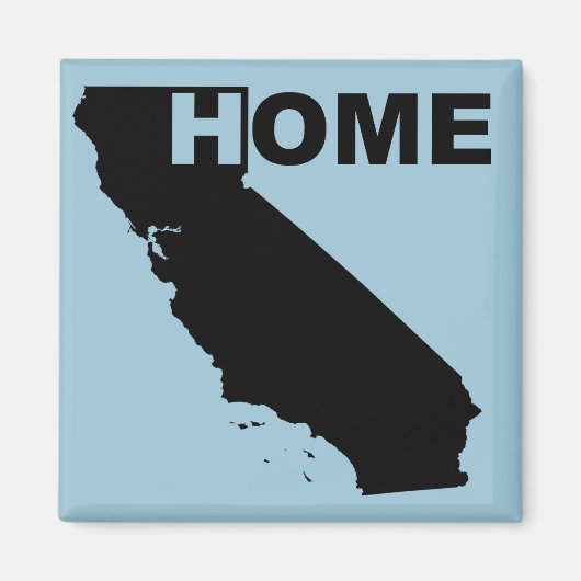 Californische thuiskoelkastmagneet magneet (Voorkant)