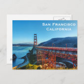 Californische  toeristenreizen Briefkaart toevoege (Voorkant / Achterkant)