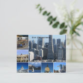 Californische  toeristenreizen Briefkaart toevoege (Staand voorkant)