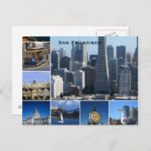 Californische  toeristenreizen Briefkaart toevoege (Voorkant / Achterkant)