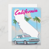 Californische  Vacation poster (Voorkant / Achterkant)