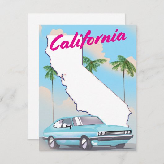 Californische  Vacation poster (Voorkant / Achterkant)