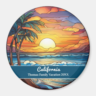 Californische vakantie aan het Sunset Beach Magneet