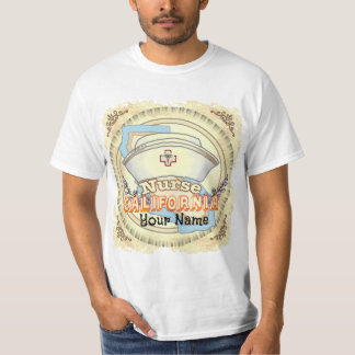 Californische verpleegster t-shirt
