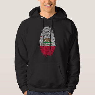 Californische vingerafdruk in mijn DNA voor Califo Hoodie