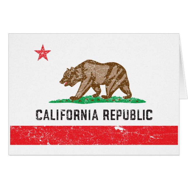  Californische vlag (Voorkant Horizontaal)
