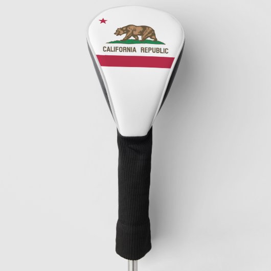 Californische vlag, Amerikaanse staatsvlag Golfheadcover (Voorkant)