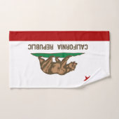 Californische vlag bad handdoek (Handdoek)