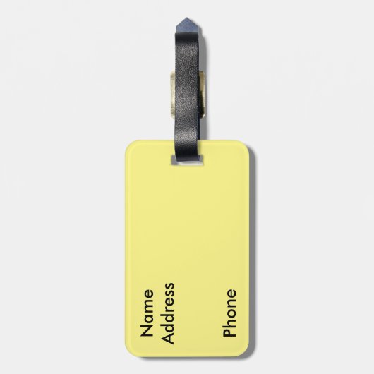 Californische vlag Bagagelabel (Achterkant verticaal)