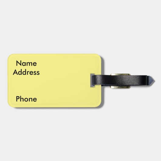 Californische vlag Bagagelabel (Achterkant horizontaal)