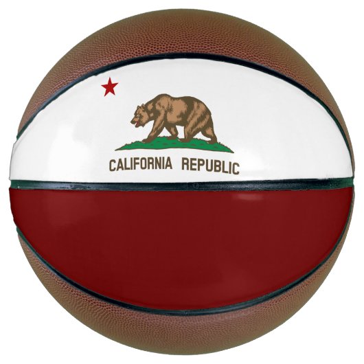Californische vlag basketbal (Voorkant)
