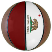 Californische vlag basketbal (Verticaal)