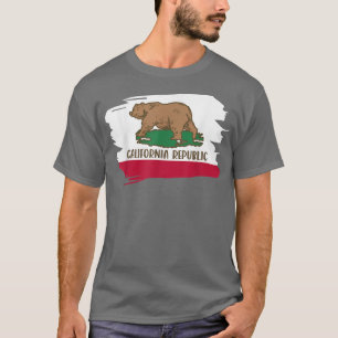 Californische vlag Beer 484 T-shirt