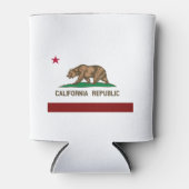 Californische vlag blikjeskoeler (Voorkant)