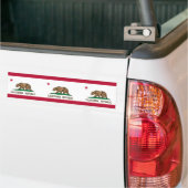 Californische vlag bumpersticker (Op Truck)