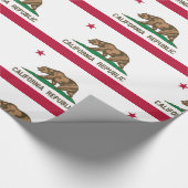 Californische vlag cadeaupapier (Hoek)