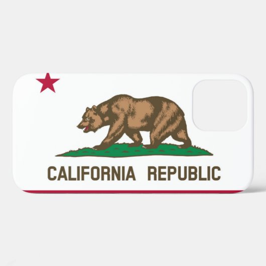 Californische vlag Case-Mate iPhone case (Achterkant (horizontaal))