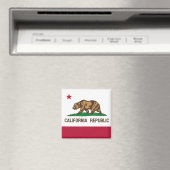 Californische vlag en Californië, Vakantie/Sport i Magneet (Insitu (Vaatwasser))
