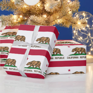 Californische vlag en Californische cadeautjes Ame Cadeaupapier