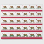 Californische vlag en Californische cadeautjes Ame Cadeaupapier (Vlak)