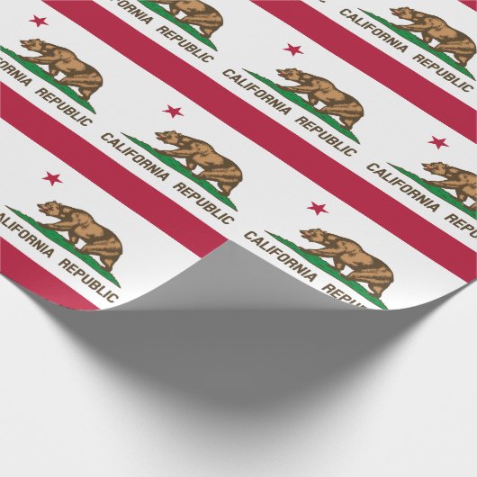 Californische vlag en Californische cadeautjes Ame Cadeaupapier (Hoek)