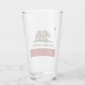 Californische vlag glas (Achterkant)