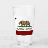 Californische vlag glas (Voorkant)