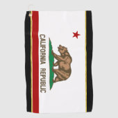 Californische vlag golfhanddoek (Voorkant)