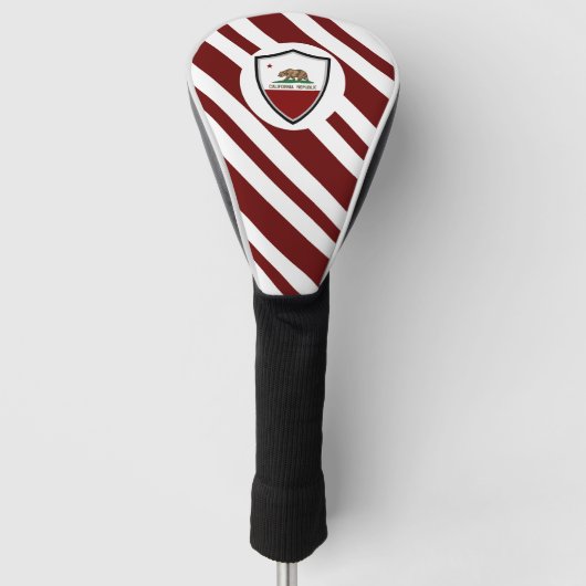 Californische vlag golfheadcover (Voorkant)