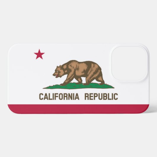 Californische vlag iPhone hoesje (Achterkant horizontaal)