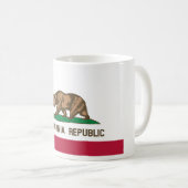 Californische vlag koffiemok (Voorkant rechts)