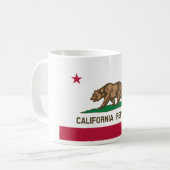 Californische vlag koffiemok (Voorkant links)