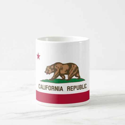 Californische vlag koffiemok (Center)