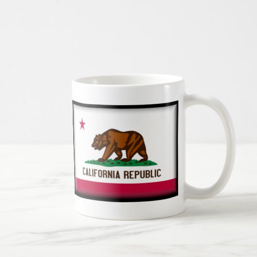 Californische vlag koffiemok (Rechts)