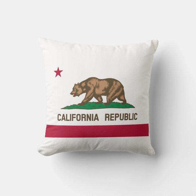 Californische vlag kussen (Voorkant)
